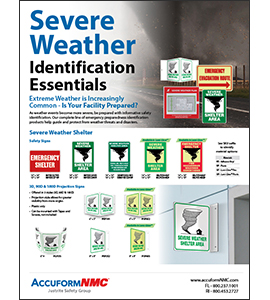 Accuform N M C Severe Weather Essentials Brochure2023 C O V E R Email270x300