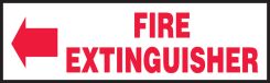 Safety Labels: (Left Arrow) Fire Extinguisher