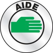 Emergency Response Reflective Helmet Sticker: Aide