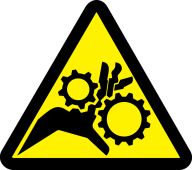 ISO Warning Safety Label: Gear Entanglement Hazard - 2003/2011