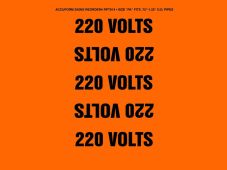 Conduit Voltage Marker: 220 Volts