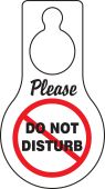 Shaped Hanger Tag: Please Do Not Disturb