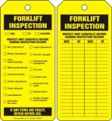 Jumbo Inspection Status Safety Tag: Forklift Inspection