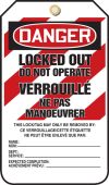 BILINGUAL FRENCH LOCKOUT TAGS